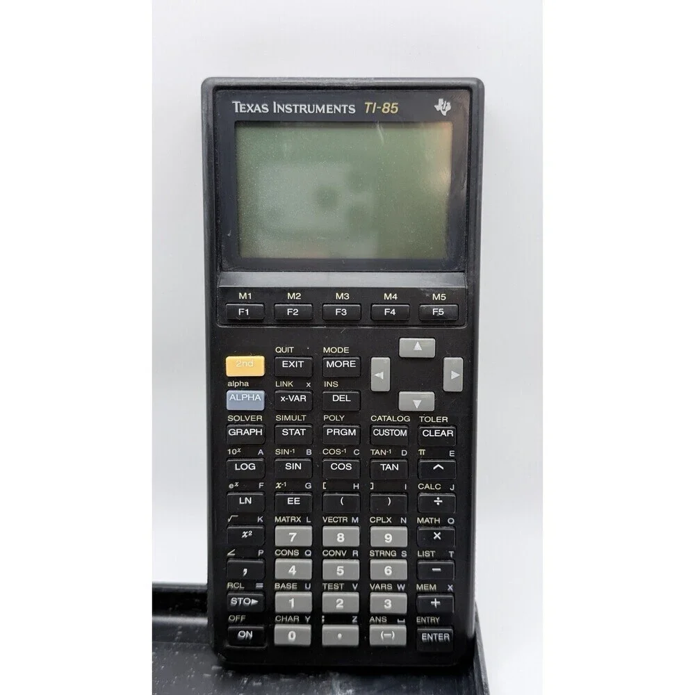 Texas Instruments TI-85 Graphing Calculator TI-85 w/ Cover Tested Works Cleaned
